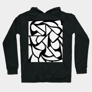 Mono geometric silhouettes 1   MGS1 Hoodie